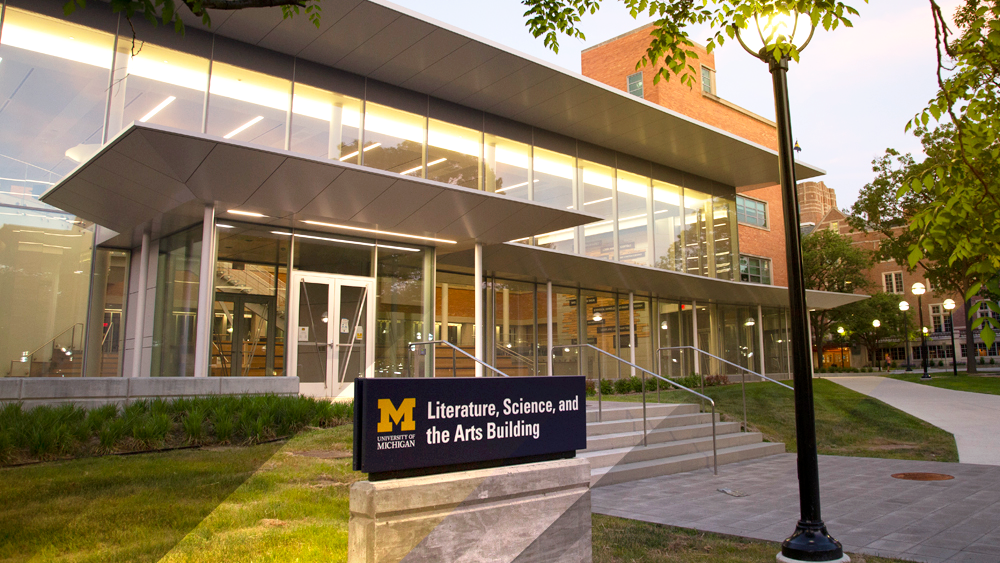 A rendering of the outside of the LSA building.