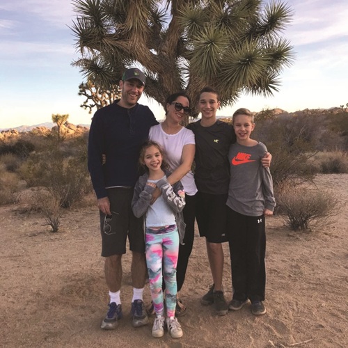 Emily Pitt and family