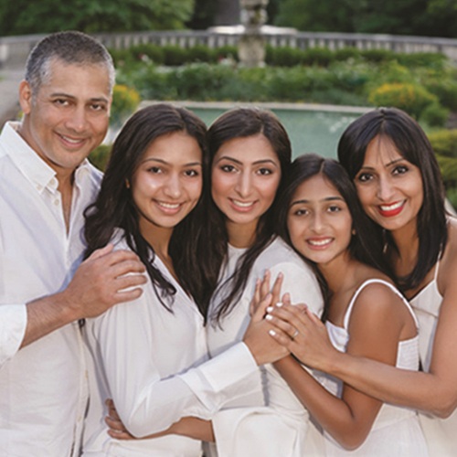 Lipsa Sheth and family