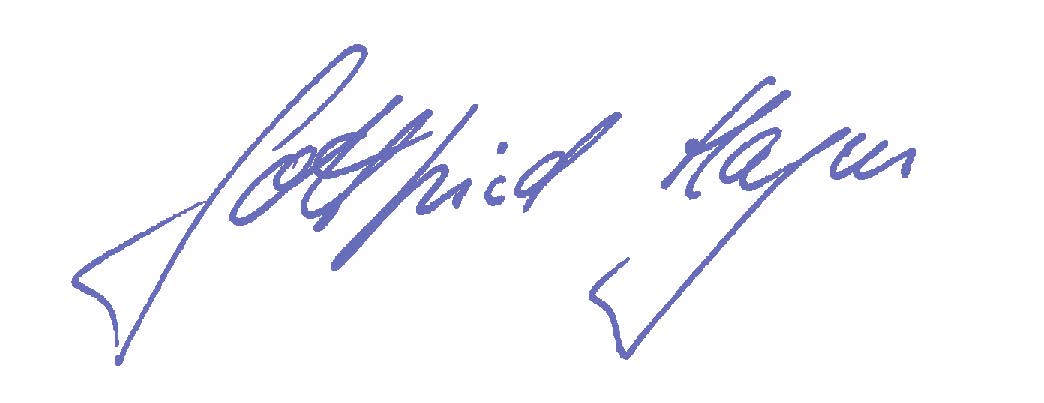 Gottfried Hagen signature