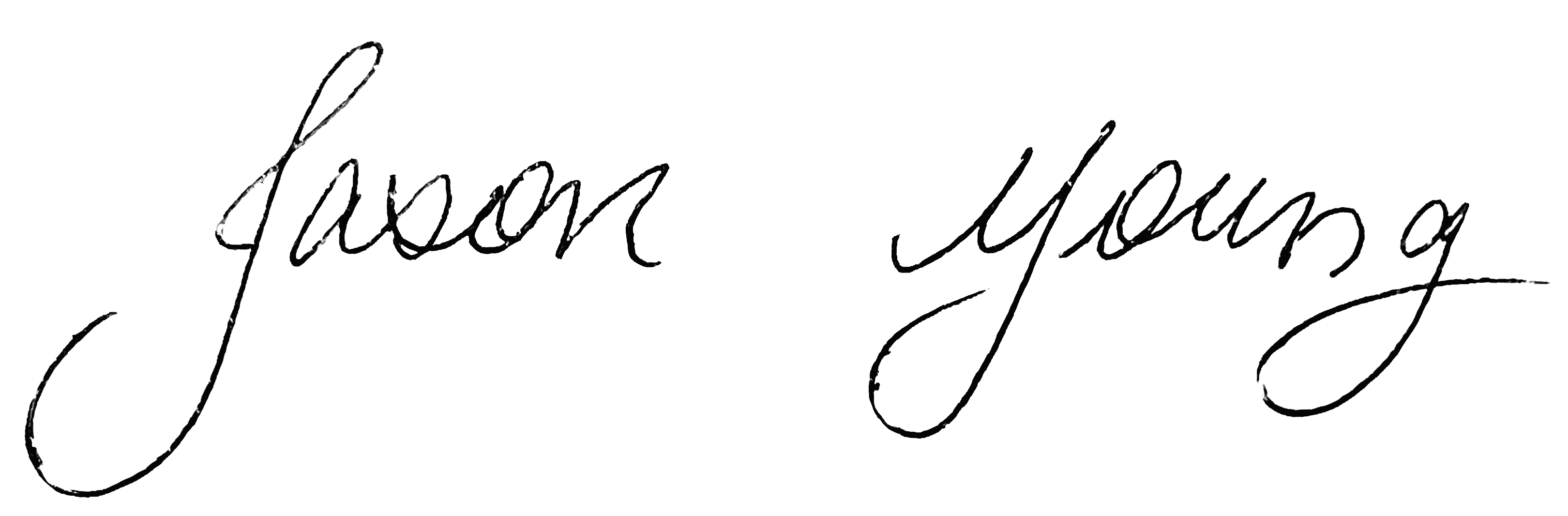 Jason Young signature