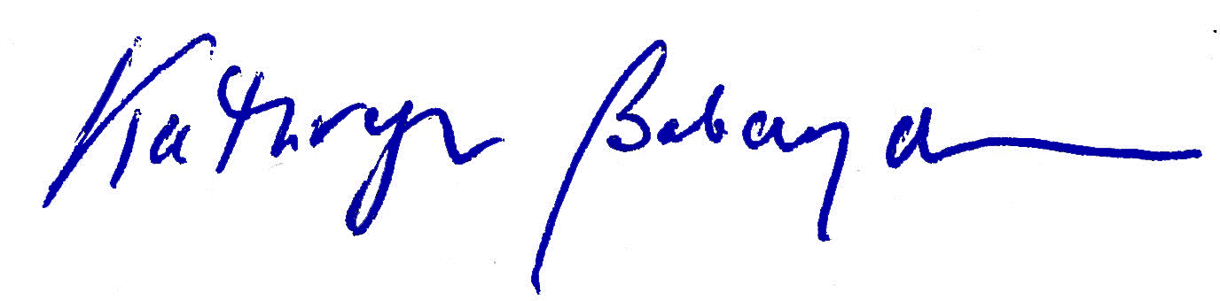 Kathryn Babayan signature
