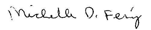 Michelle Ferrez signature
