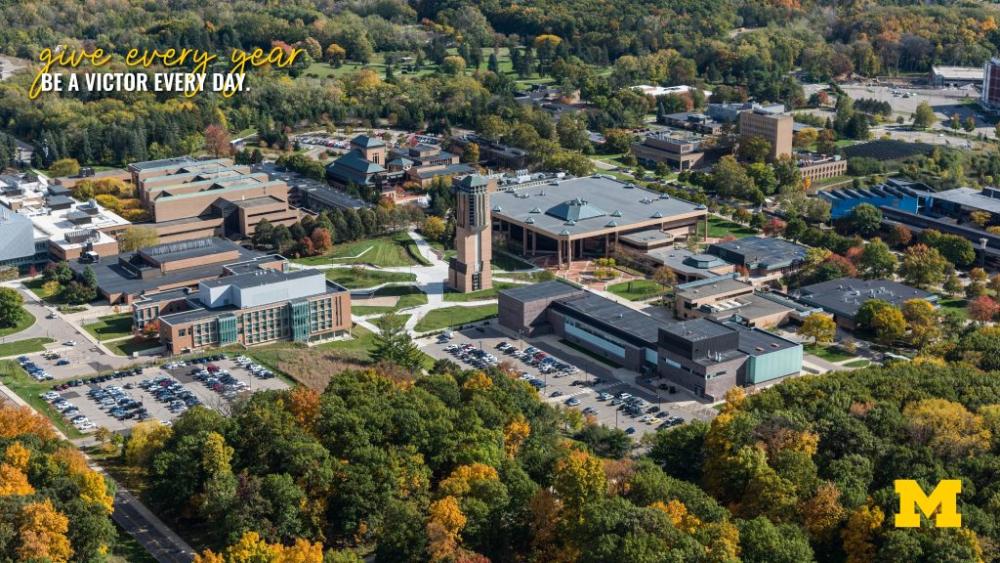 Aerial view of north campus