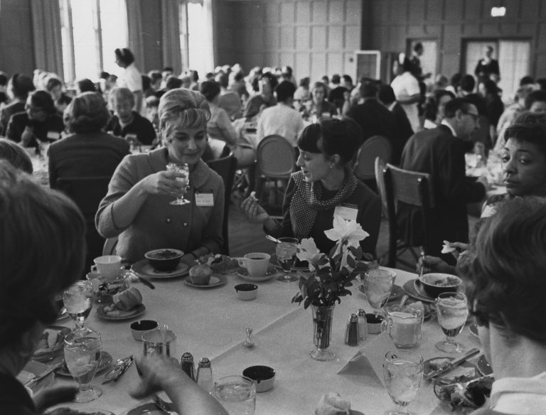 A luncheon at CEW+’s first conference in 1965.