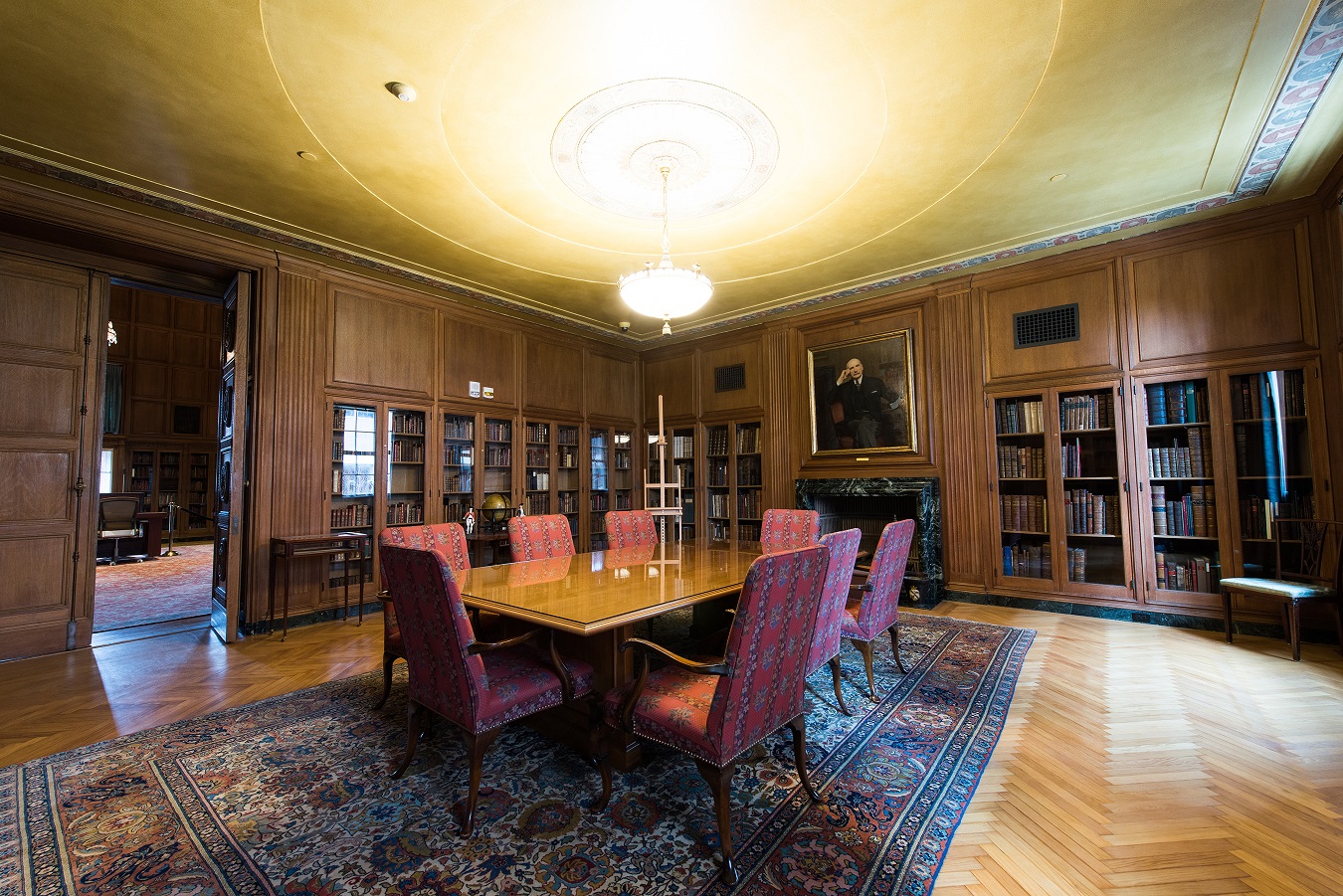 Interior of Clements library.