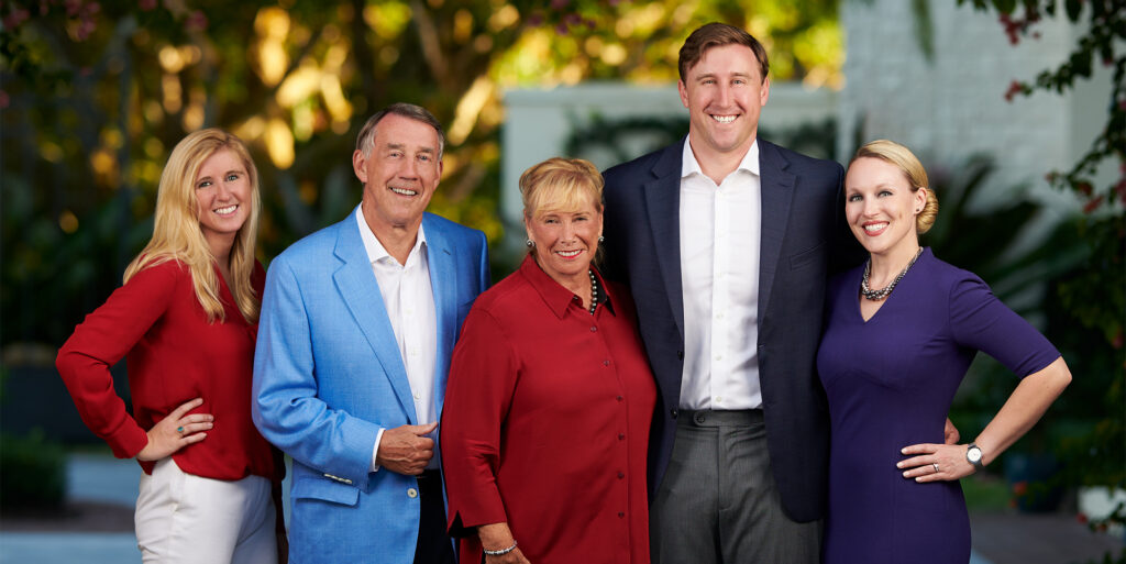 The Leinweber Foundation Board posing for a picture.