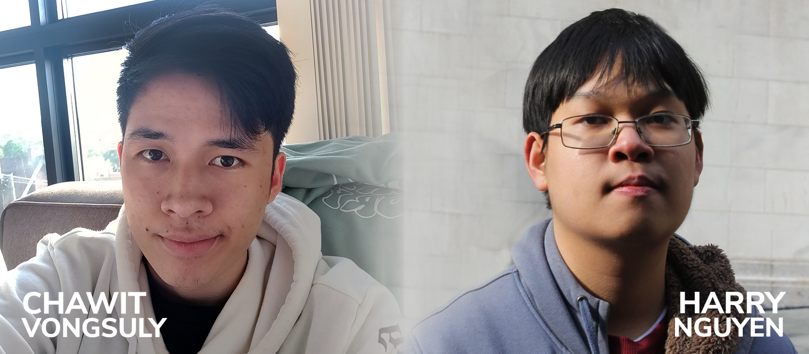 Side-by-side headshots of Chawit Vongsuly and Harry Nguyen