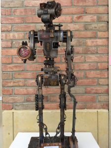 Robot sculpture.