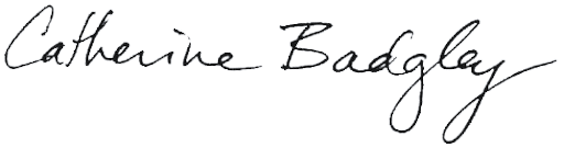 Catherine Badgley signature