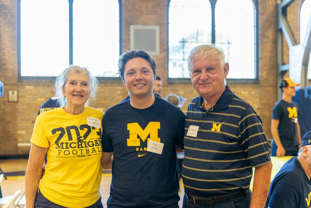 }Donors with their student scholarship recipient