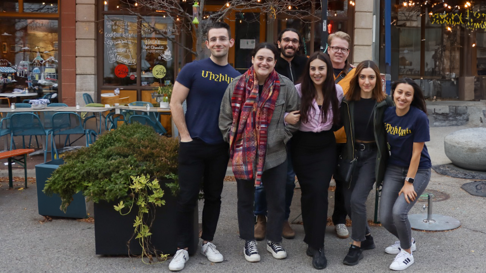 Group of Armenian studies students