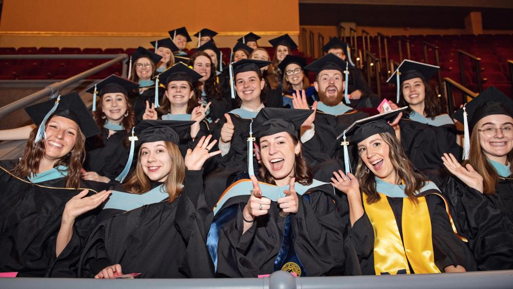 Marsal Family School of Education graduates at commencement