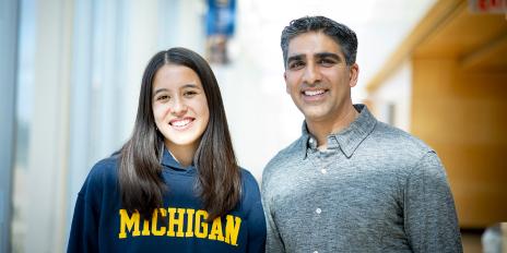 Emilee Barnard and Vineet Shahani.