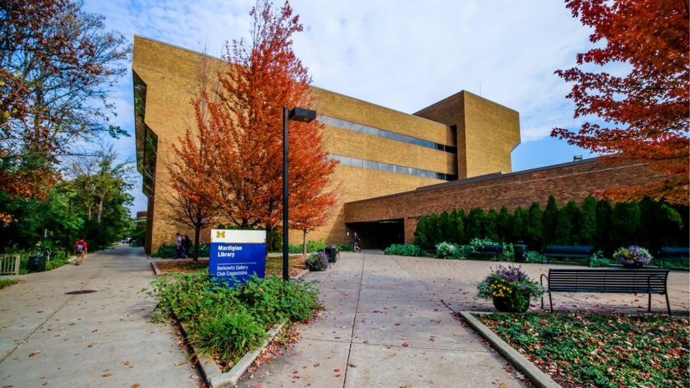 Exterior photo of the Mardigian Library