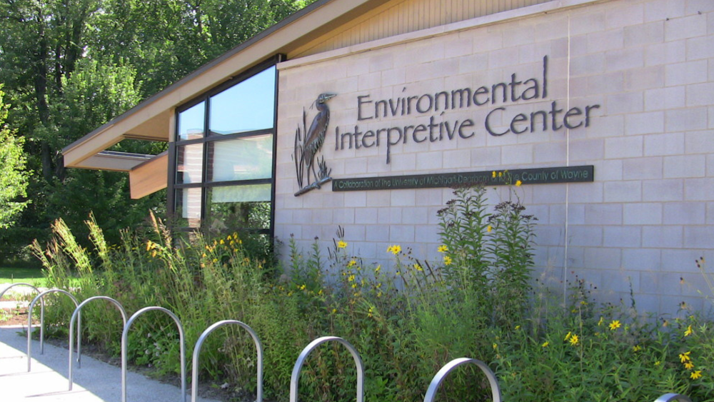 Exterior of the Environmental Interpretive Center building