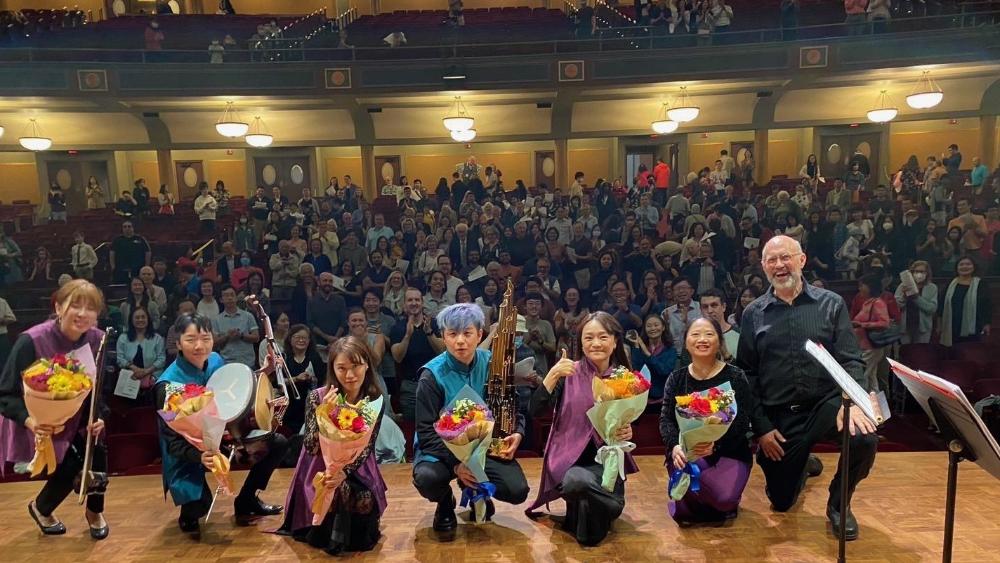 Performers at the Festival of Asian Music, National Chinese Orchestra Taiwan, Hill Auditorium