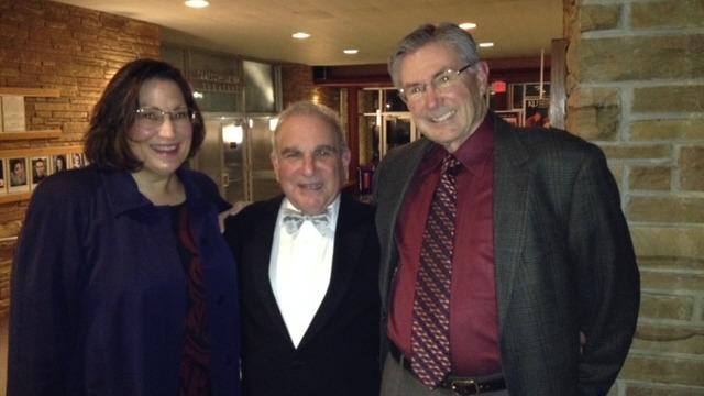 Fred Orman with others at the School of Music, Theatre and Dance.