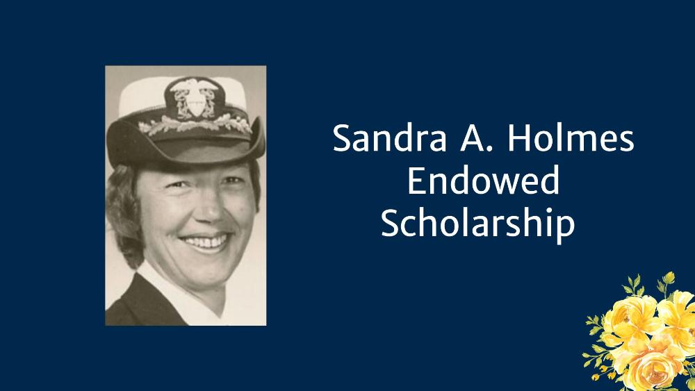Black and White portrait of Sandra Holmes